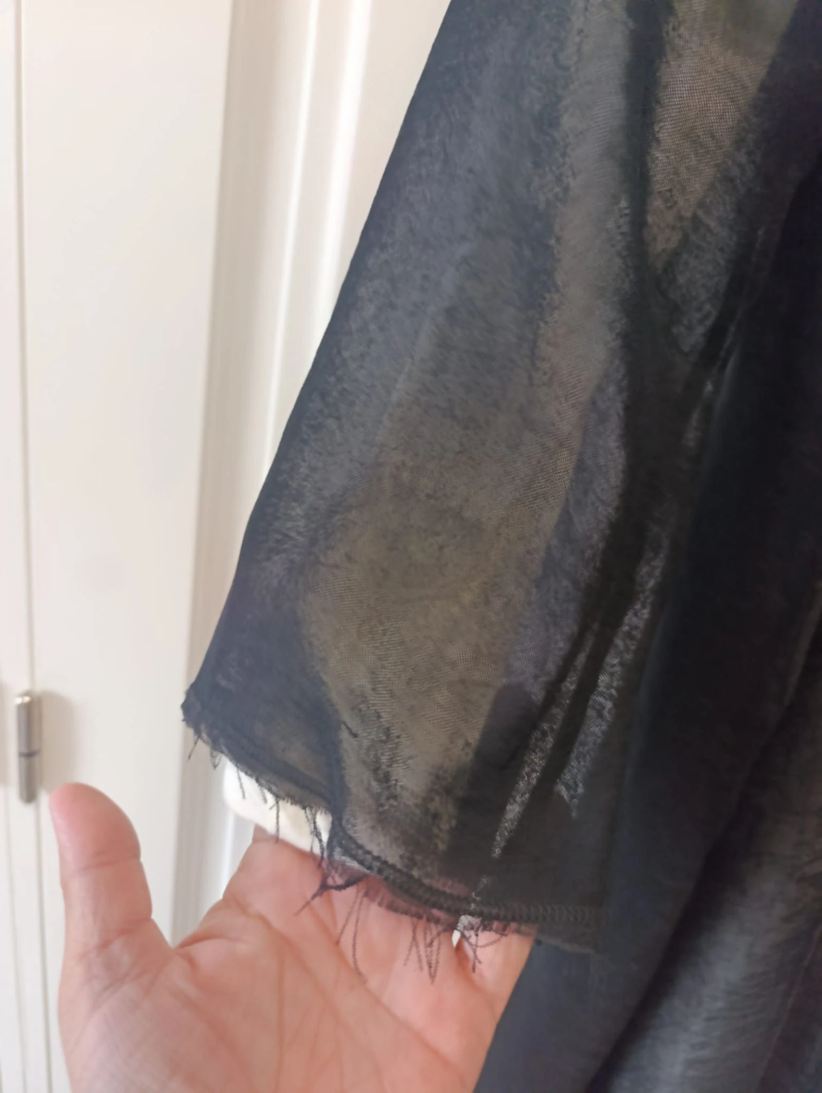 Vestido Zara largo combinado duplo tecido tamanho L – photo 3